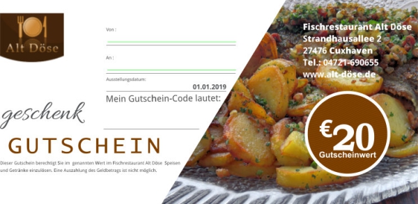 Geschenkgutscheine